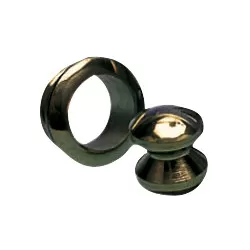 Foresti Trycklås, rosett pol. mässing 16 mm stor