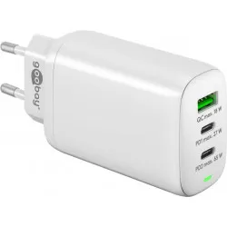 Goobay USB-C™ PD multiport snabbladdare (65 W) vit