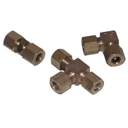 IGT Koppling mässing rak till 8mm rör