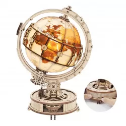 INF 3D-pussel DIY Träbyggnad Modell Globe Model