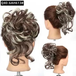 INF Långt hår Bulle Extension Scrunchie