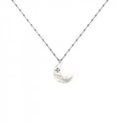INF S925 Silver Halsband Moon