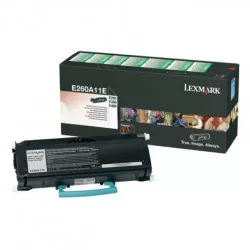LEXMARK Toner E260A11E Svart, Return