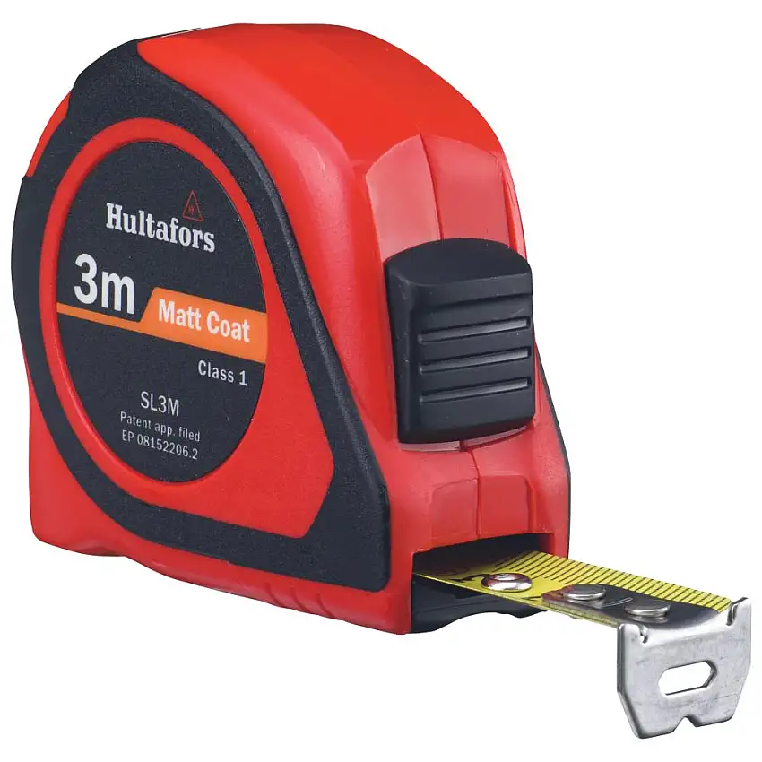 Mätband Hultafors3/5 mStål Sl 3m
