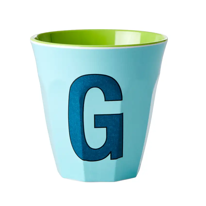 Melaminkopp RiceMedium Bokstav G 30 cl