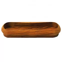 Roca Lådgrepp för infällning teak, 102 mm