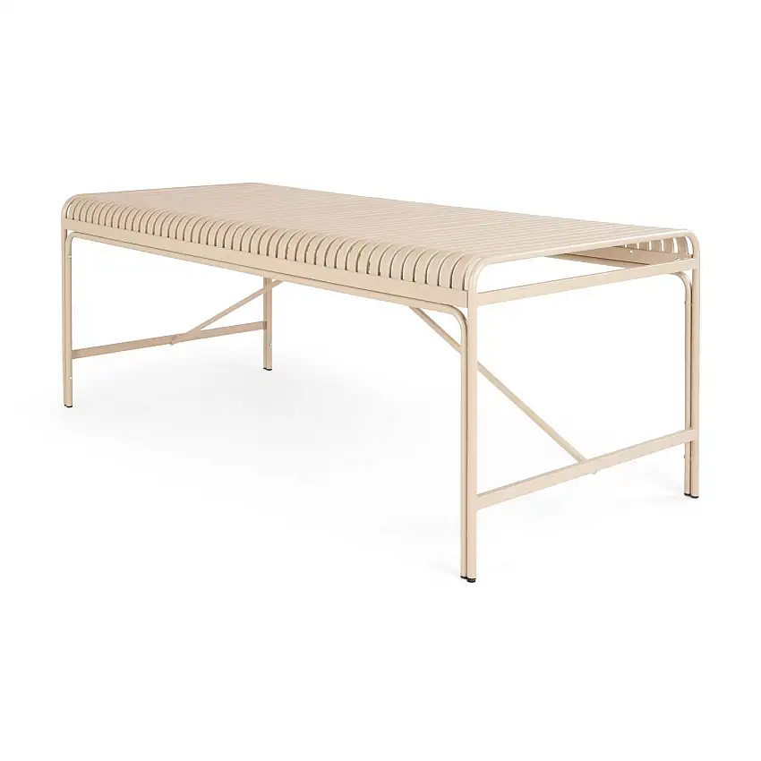 Trädgårdsbord Comfort GardenJarva Stort Rektangulärt Matbord Utomhus 200 cm i metall