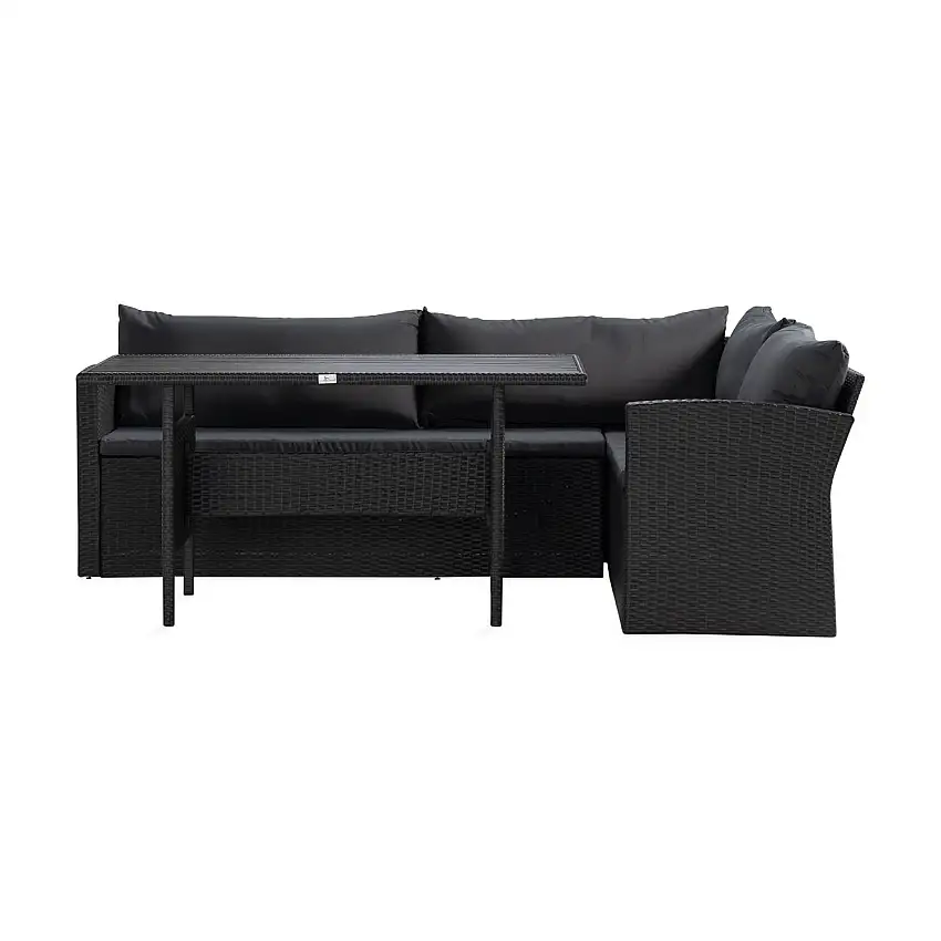 Loungegrupp Comfort GardenJames Light Soffgrupp Utomhus 5-sits med Bordsskiva i Aintwood