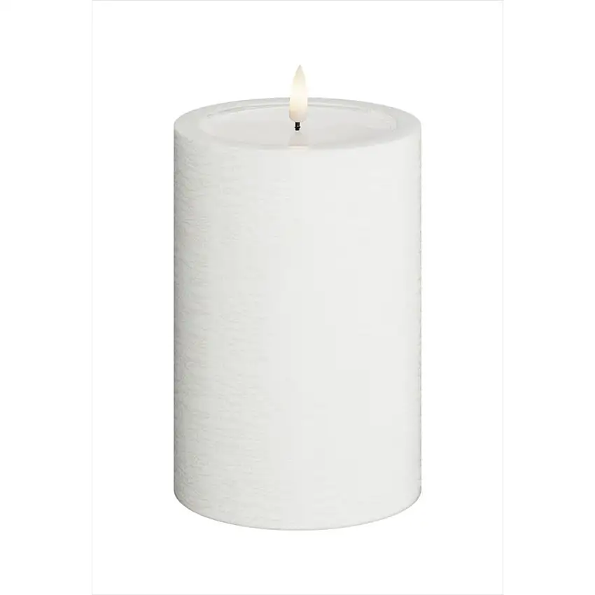 LED-Blockljus UNIQUE Candles10x15 cmVit